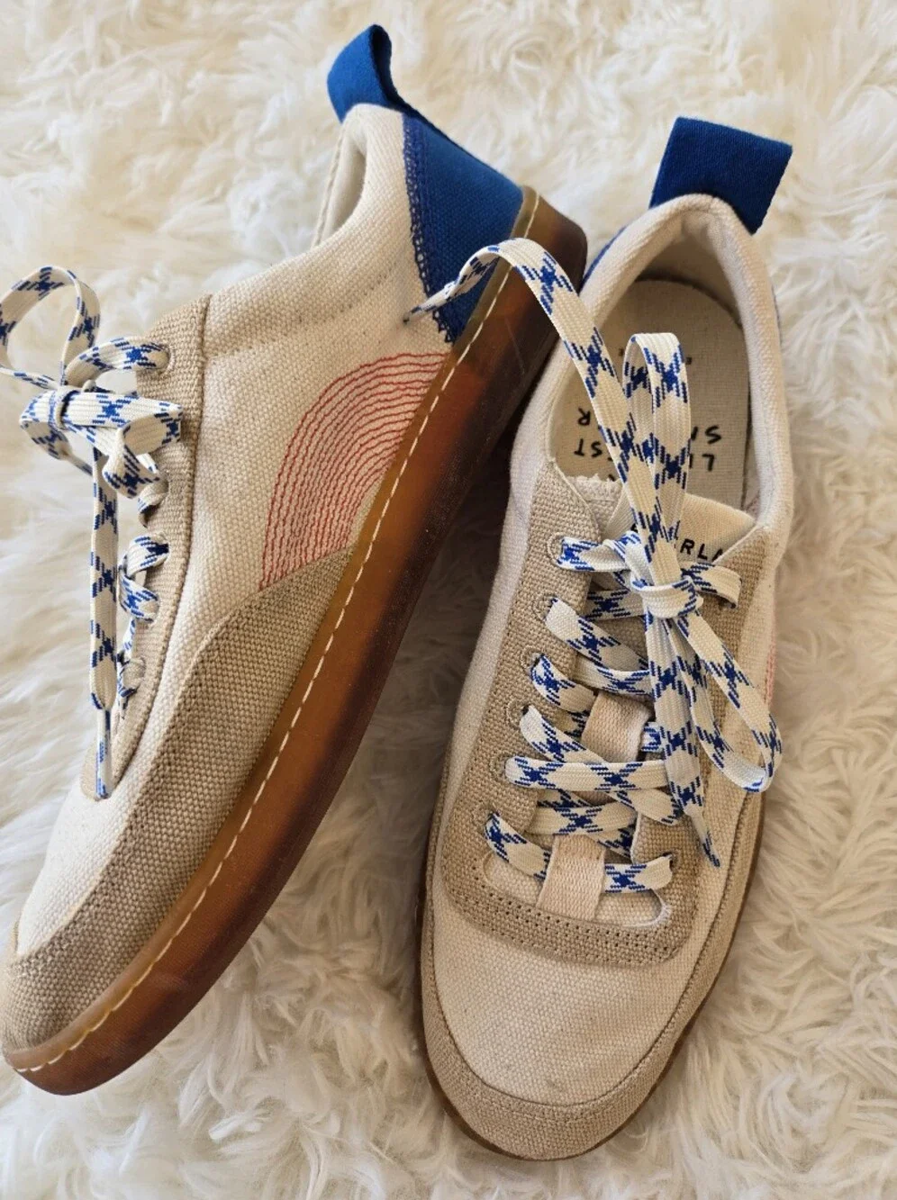 Like New Everlane The Tread Bare Unisex Lightweight Canvas Sneaker M8 W 10